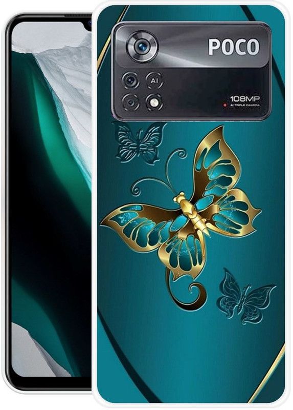 redfly Back Cover for Poco X4 Pro 5G  (Multicolor, Grip Case, Silicon)