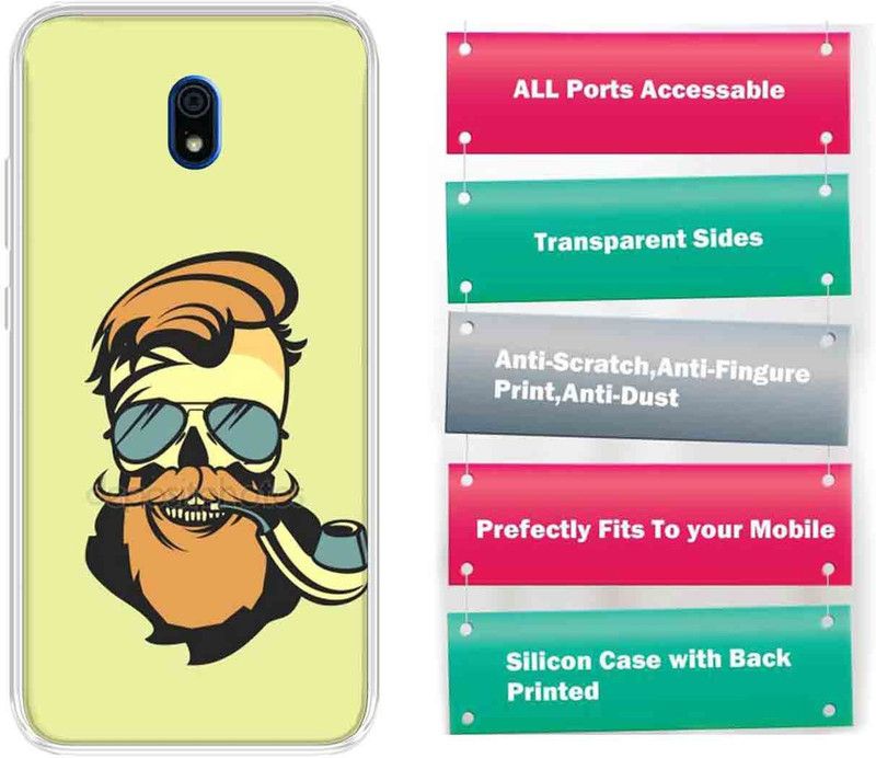 SWAGMYCASE Back Cover for Mi Redmi 8A  (Multicolor, Silicon)