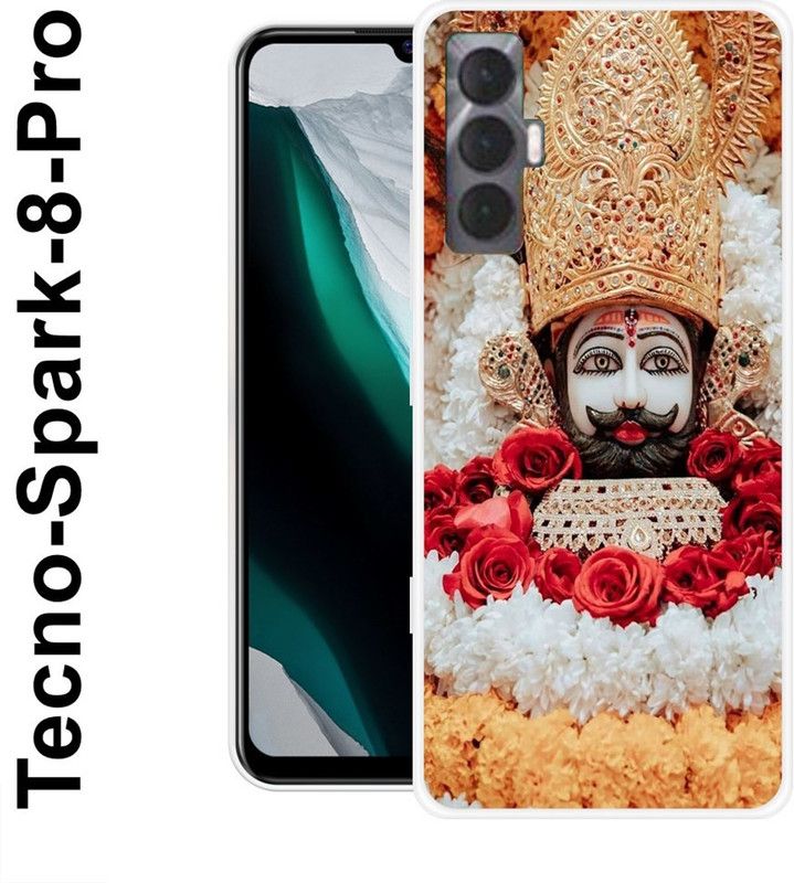 redfly Back Cover for Tecno Spark 8 Pro  (Multicolor, Grip Case, Silicon)