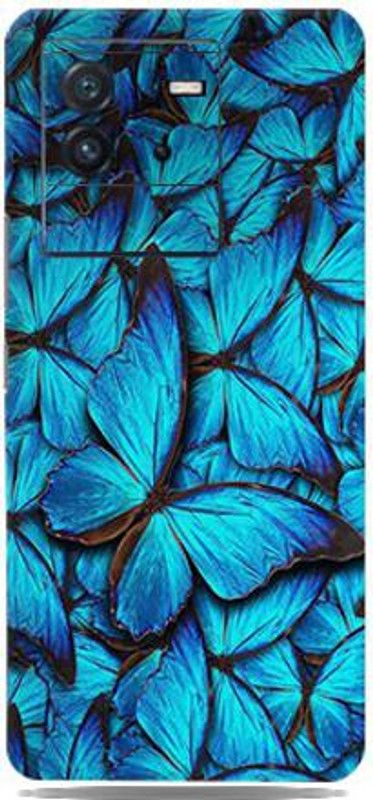 CLAXA Butterfly Blue Back Skin Guard, Butterfly Blue, Iqoo Neo 6 5G Mobile Skin  (Butterfly Blue Skin With Super matte finish)