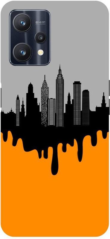 softcrash Back Cover for Realme 9Pro 5G BLACKORANGE, BLACK, ANIMATED  (Multicolor, Pack of: 1)