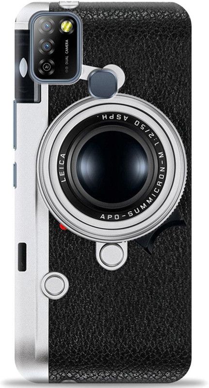 Crafter Back Cover for Infinix Smart 5A  (Grey, Black, Pack of: 1)