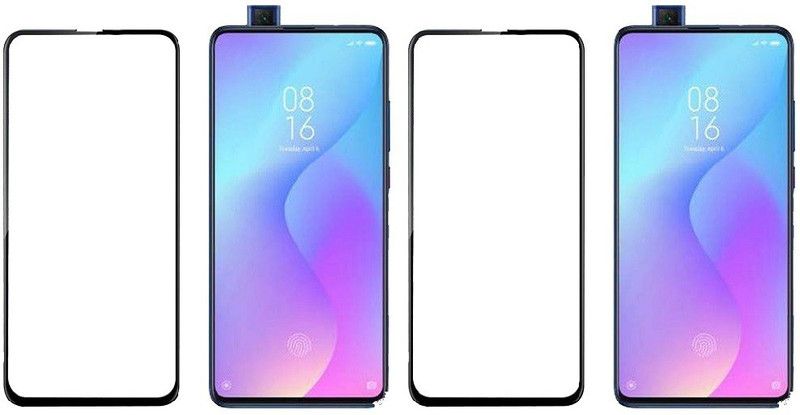 HOBBYTRONICS Edge To Edge Tempered Glass for Mi K20, Mi 9T  (Pack of 2)