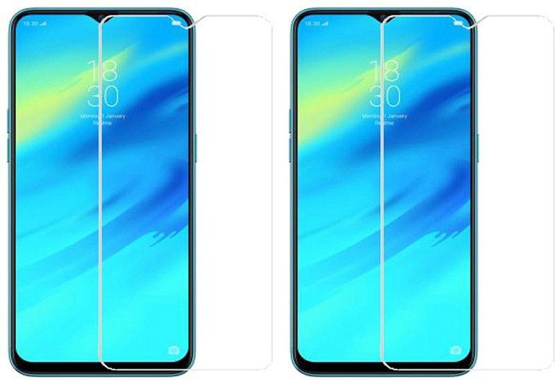 HOBBYTRONICS Tempered Glass Guard for Realme 2 Pro  (Pack of 2)