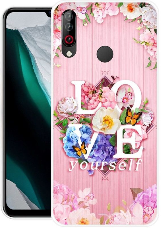 MUSKAY Back Cover for LG W30  (Multicolor, Grip Case, Silicon, Pack of: 1)