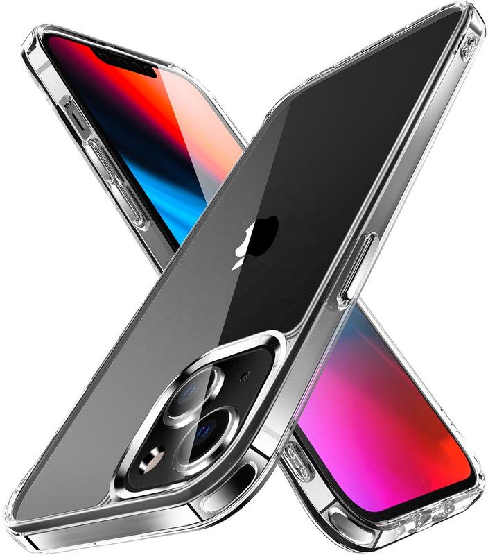 Accessories Kart Back Cover for Iphone 13 Mini Soft edge to edge protection Transparent case  (Transparent, Shock Proof, Pack of: 1)