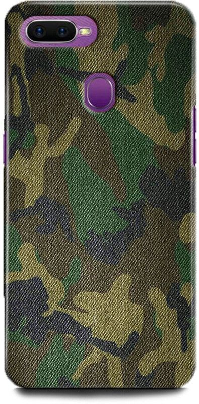 INTELLIZE Back Cover for Oppo F9 Pro/CPH1823 army,Printed  (Multicolor, Shock Proof, Pack of: 1)