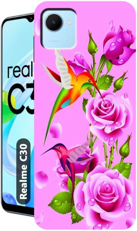 BUYMORE Back Cover for Realme C30  (Multicolor, Dual Protection, Silicon, Pack of: 1)
