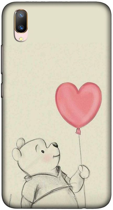 CROKIAN Back Cover for ViVO V11 Pro Cartoon Bear Back Cover  (Multicolor, Hard Case, Pack of: 1)