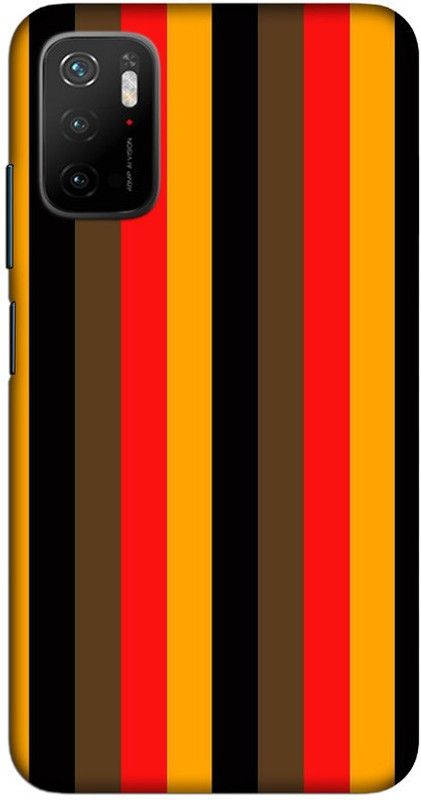 CROKIAN Back Cover for Poco M3 Pro 5G Designs Back Cover  (Yellow, Hard Case, Pack of: 1)