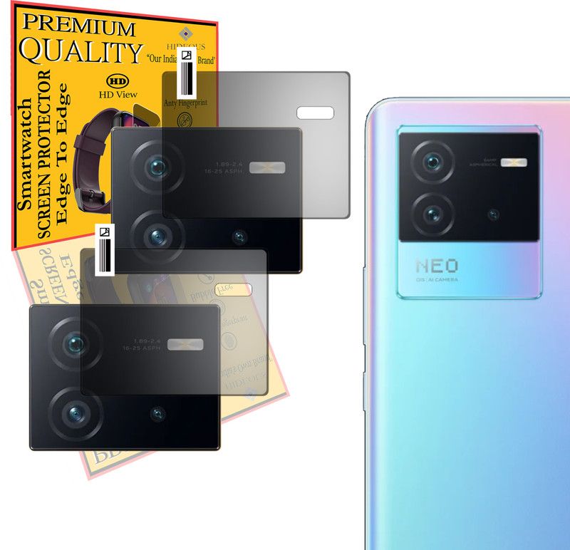 HIDEOUS Back Camera Lens Glass Protector for IQOO NEO 6 5g  (Pack of: 2)