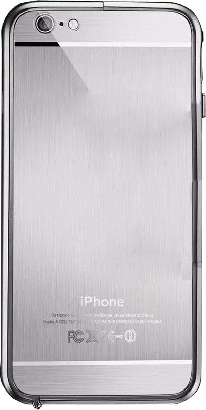 Kapa Back Cover for Apple iPhone 6, Apple iPhone 6S  (Silver, Pack of: 1)