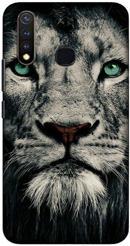 CROKIAN Back Cover for Vivo Y19 Lion Back Cover  (Multicolor, Hard Case)