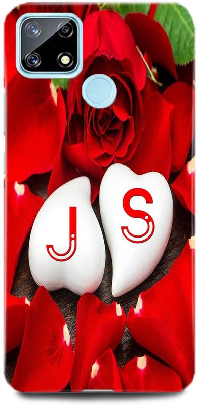 MP ARIES MOBILE COVER Back Cover for REALME C25S, RMX3197,J LOVES S NAME,J NAME, S LETTER, ALPHABET,J LOVE S NAME  (Multicolor, Hard Case, Pack of: 1)