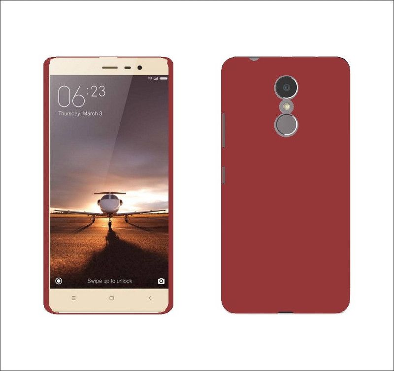 Case Designer Back Cover for Lenovo K6 Note Back Case Back Cover Smart Slim 360 Protecion  (Red, Hard Case, Pack of: 1)