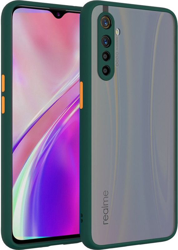 Lilliput Back Cover for Realme XT  (Green, Pack of: 1)