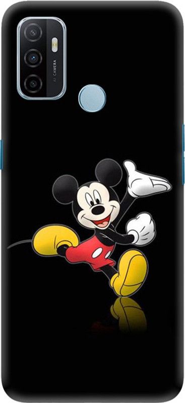 PNBEE Back Cover for Oppo A53, CPH2127, Oppo A53s, CPH2139, CPH2135 - Mickey Mouse Print  (Multicolor, Hard Case, Pack of: 1)