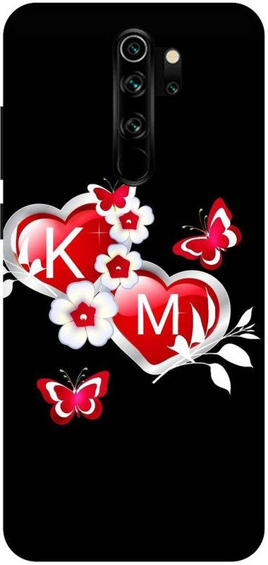 Thecoverking Back Cover for Redmi Note8Pro (K,M letter,K,M alphabet,K,M word,K,M name, cases cover  (Multicolor, Waterproof, Pack of: 1)