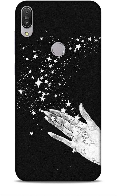 Keviv Back Cover for Asus Zenfone Max Pro M1  (Black, White, 3D Case, Pack of: 1)