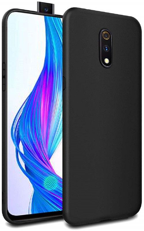 Value Back Cover for Realme X  (Black, Pack of: 1)