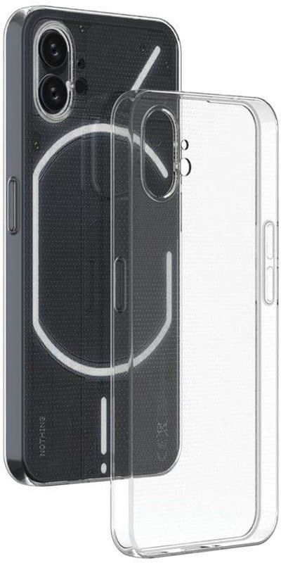 INFINITYWORLD Back Cover for Nothing Phone (1)  (Transparent, Shock Proof, Silicon)
