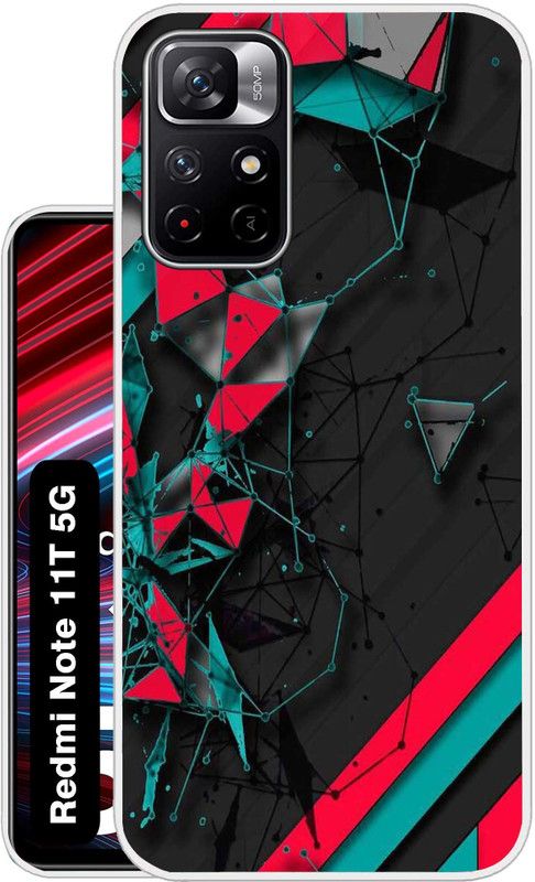 Case Club Back Cover for redmi note 11t 5g  (Red, Grip Case, Silicon, Pack of: 1)