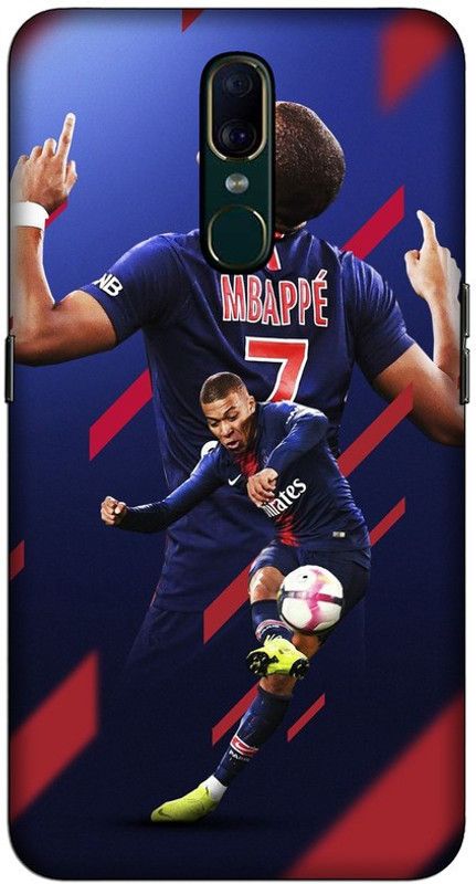 CROKIAN Back Cover for Oppo F11 Mbappe footballer Back Cover  (Multicolor, Hard Case)