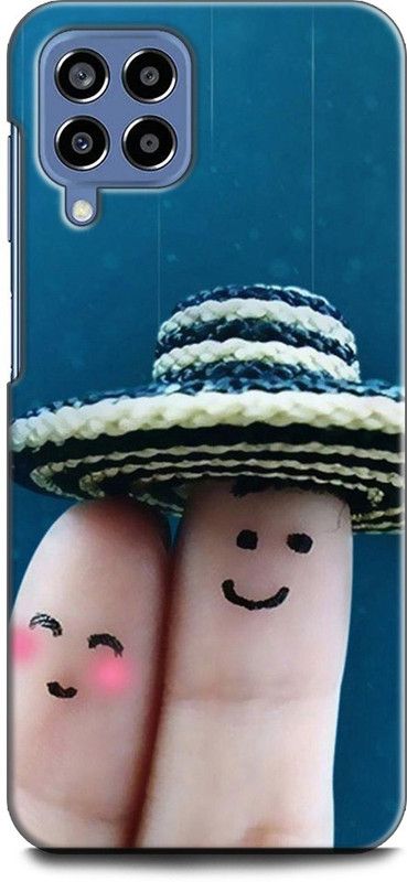 WallCraft Back Cover for SAMSUNG Galaxy M53 5G FINGERS, LOVE, FINGER COUPLE, TOGETHER  (Multicolor, Dual Protection, Pack of: 1)