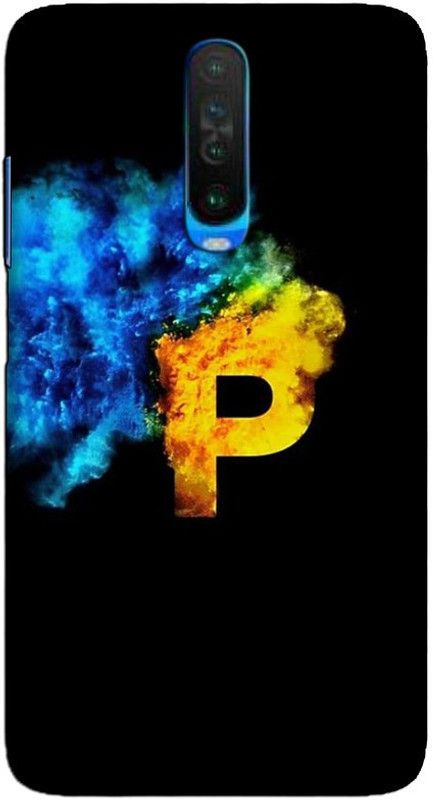 CROKIAN Back Cover for POCO X2 P letter Back Cover  (Multicolor, Hard Case, Pack of: 1)