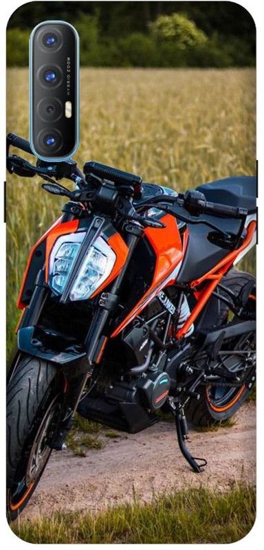 UMPRINT Back Cover for Oppo Reno3 Pro KTM Ktm Duke Sportes Bike Printed Back Cover  (Multicolor, Hard Case, Pack of: 1)