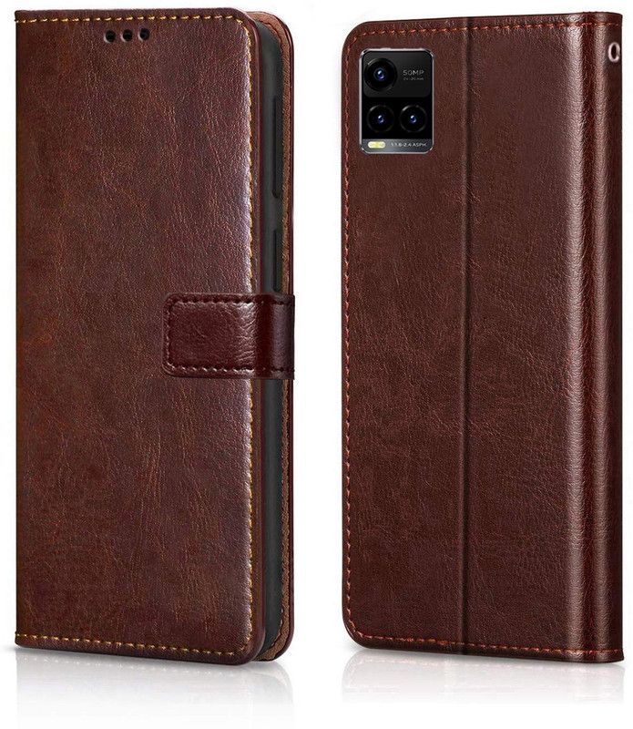 Woozy Back Cover for VIVO Y33T  (Brown, Pack of: 1)