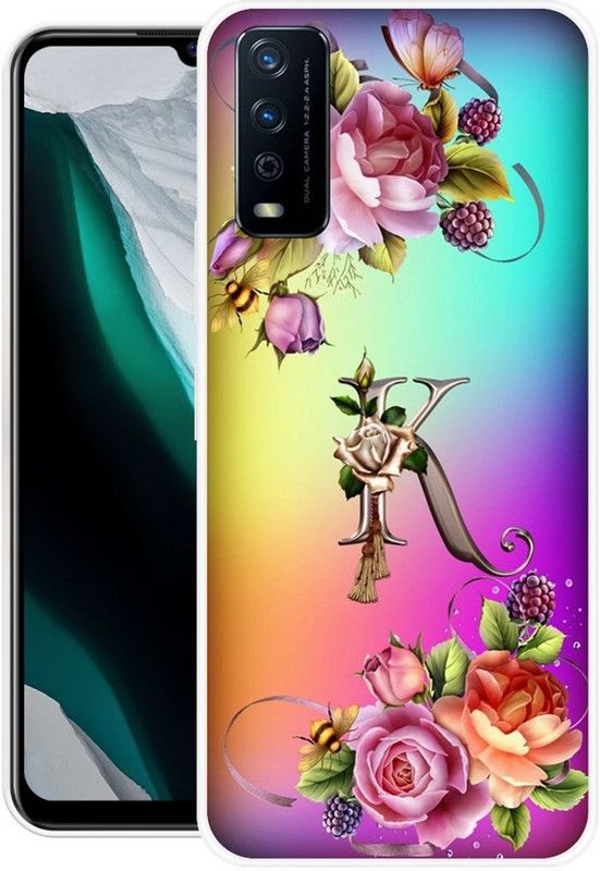 WOELLO Back Cover for Vivo Y12A  (Multicolor, Grip Case, Silicon)