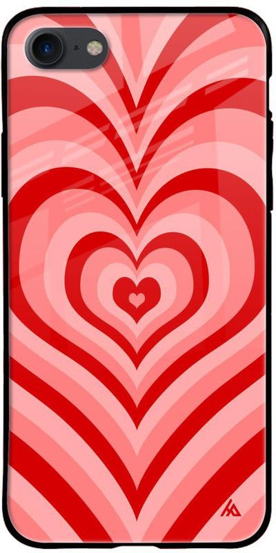Hocopoco Back Cover for Apple iPhone 8  (Red, Silicon, Pack of: 1)