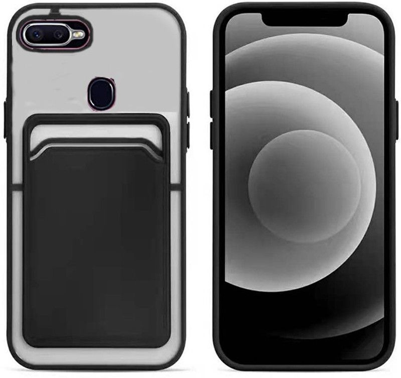 TROOZ Back Cover for OPPO A12  (Black, Camera Bump Protector, Pack of: 1)