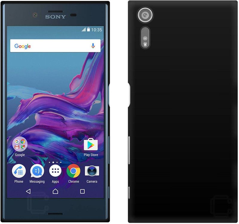 CASE CREATION Back Cover for Sony Xperia XZ  (Black, Dual Protection, Pack of: 1)