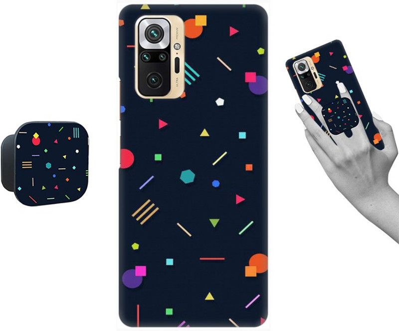 COBIERTAS Back Cover for Redmi Note 10 Pro  (Multicolor, Cases with Holder, Pack of: 2)