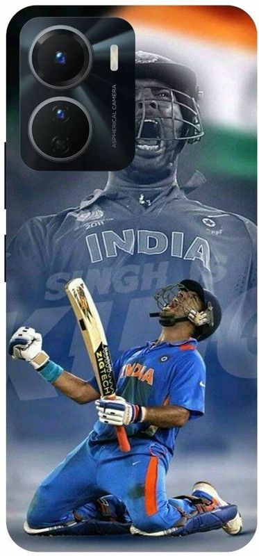 COVERJET Back Cover for VIVO Y16-YUVI- YUVRAJ- SINGH- CRICKET- PLAYER  (Pink, Hard Case, Pack of: 1)