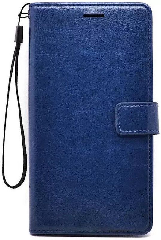 SoSh Flip Cover for Xiaomi Redmi 9a  (Blue, Cases with Holder)