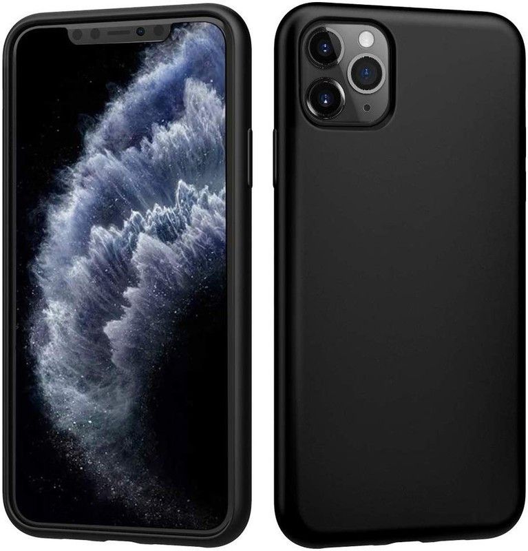 Elica Back Cover for Apple iPhone 11 Pro  (Black, Grip Case, Silicon, Pack of: 1)