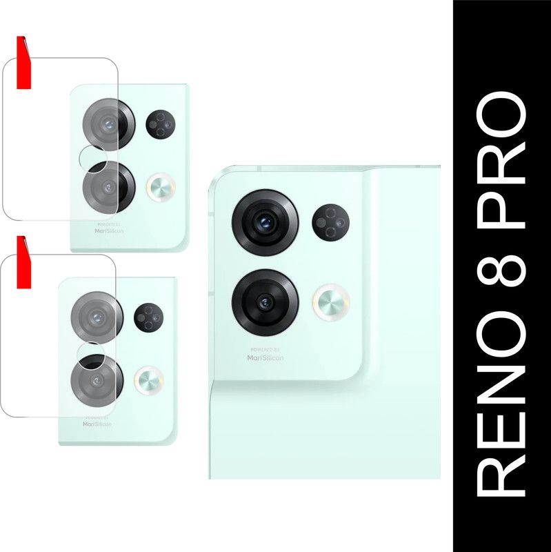 FINCH Back Camera Lens Glass Protector for OPPO RENO 8 PRO  (Pack of: 2)