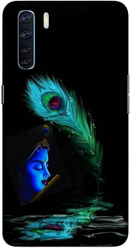 CROKIAN Back Cover for Oppo F15 Krishna Back Cover  (Multicolor, Hard Case, Pack of: 1)