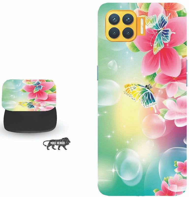 Zappy Back Cover for Oppo F17  (Multicolor, Cases with Holder, Pack of: 1)