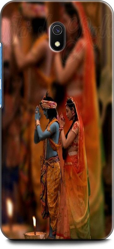 Wall Art Back Cover for Redmi 8A KRISHNA, BAL KRISHNA, MAKHANCHOR, CUTE, LITTLE KRISHNA, GOD  (Multicolor, Dual Protection, Pack of: 1)