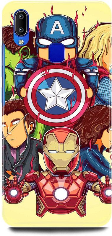 FUGGA Back Cover for vivo Y91  (Multicolor, Hard Case, Pack of: 1)