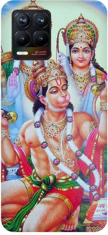 URCHIN Back Cover for Realme 8 shree ram, lord ram, Ram, Bhagwan, God  (Multicolor, Shock Proof, Pack of: 1)