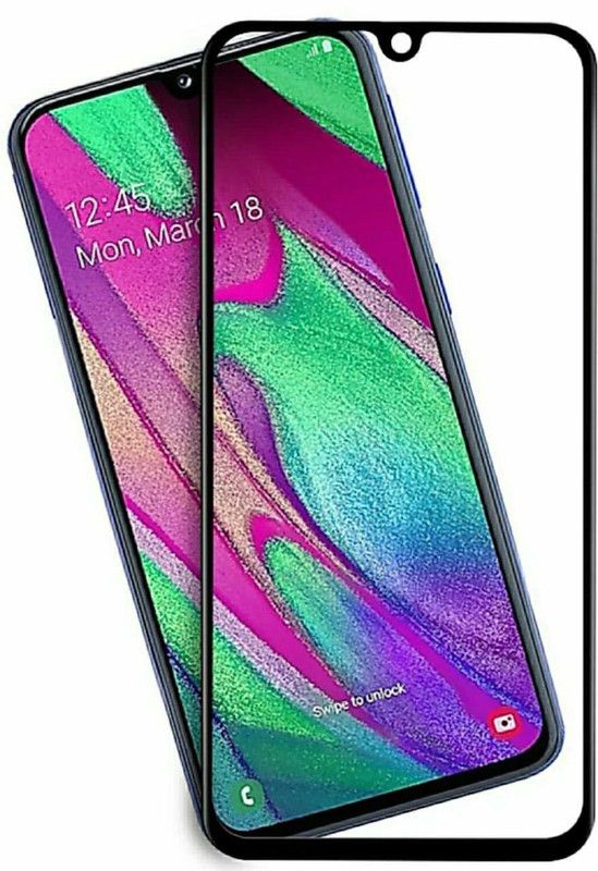 TempGlow Edge To Edge Tempered Glass for Samsung Galaxy A40  (Pack of 1)