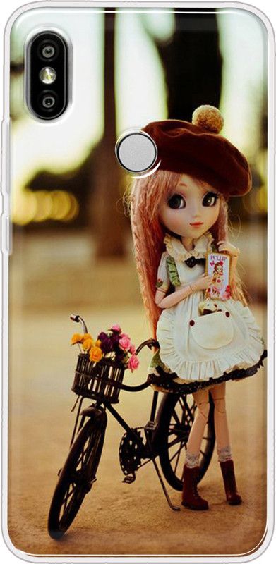 Hansviprint Back Cover for Mi Redmi Y2  (Grey, Beige, Grip Case, Silicon, Pack of: 1)