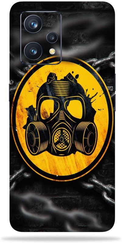 OggyBaba Realme 9 Pro 5G Mobile Skin  (Gas Mask Multicolor Skin With Ultra Matte Finish)