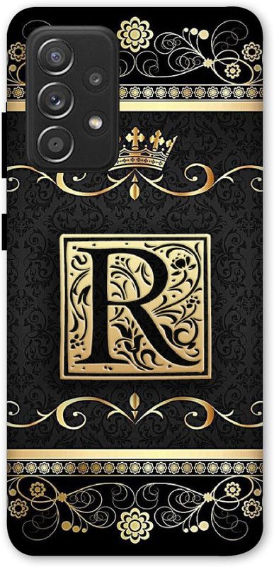 RAUM Back Cover for Samsung Galaxy A52  (Gold, Hard Case, Pack of: 1)