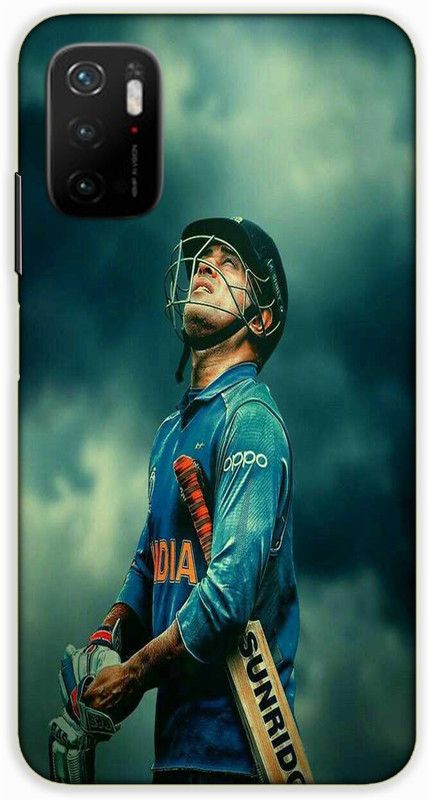 iprinto Back Cover for POCO M3 Pro, POCO M3 Pro 5G MS Dhoni Back Cover  (Green, Hard Case, Pack of: 1)